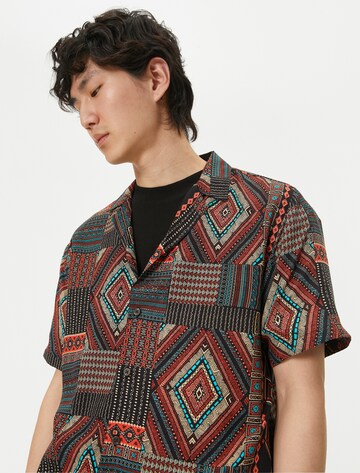 Koton Regular fit Button Up Shirt in Black