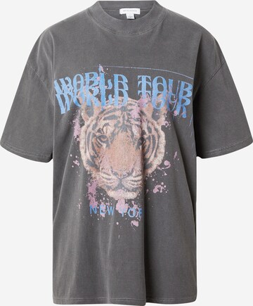 Warehouse T-Shirt 'World Tour' in Grau: predná strana