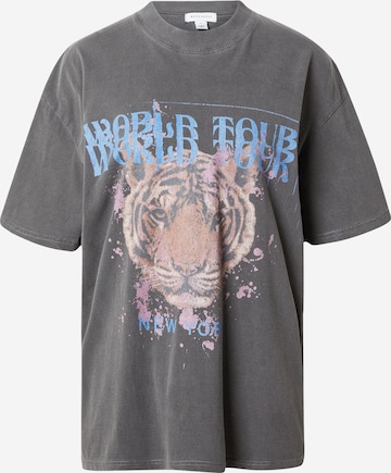 Warehouse Shirt 'World Tour' in Grey: front