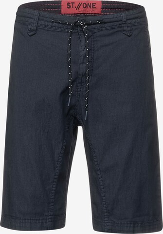 Street One MEN Regular Pants in Blue: front