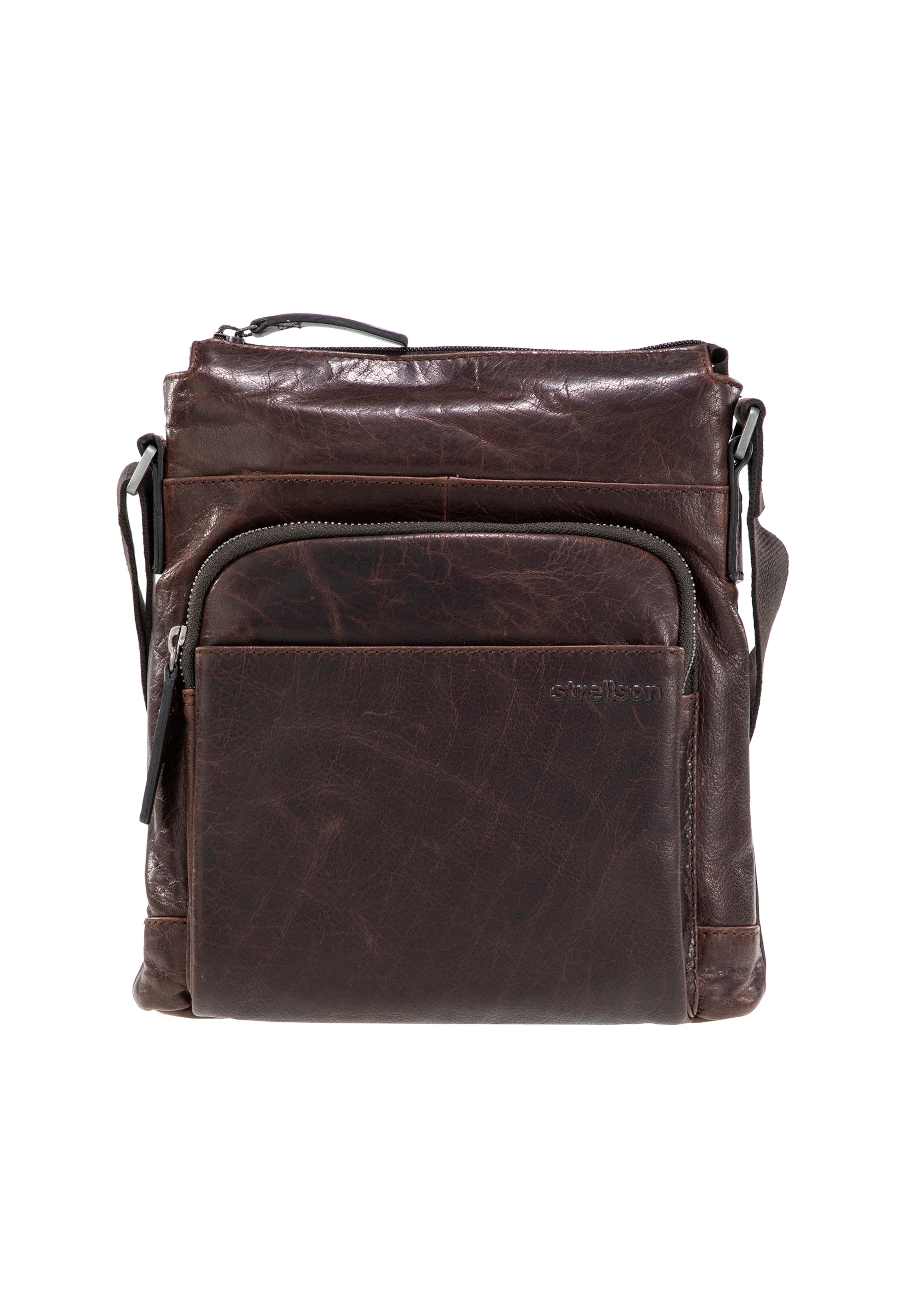 STRELLSON - Bolso de hombro 'Abbey' en marrón: frente