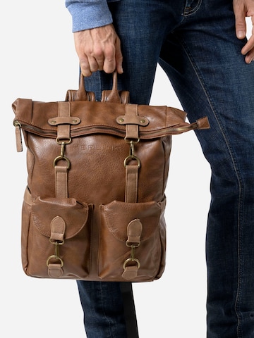 Herling Backpack 'Finnian' in Brown