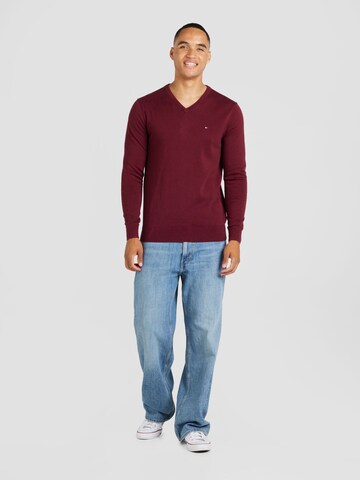 TOMMY HILFIGER Sveter 'ESSENTIAL' - Fialová