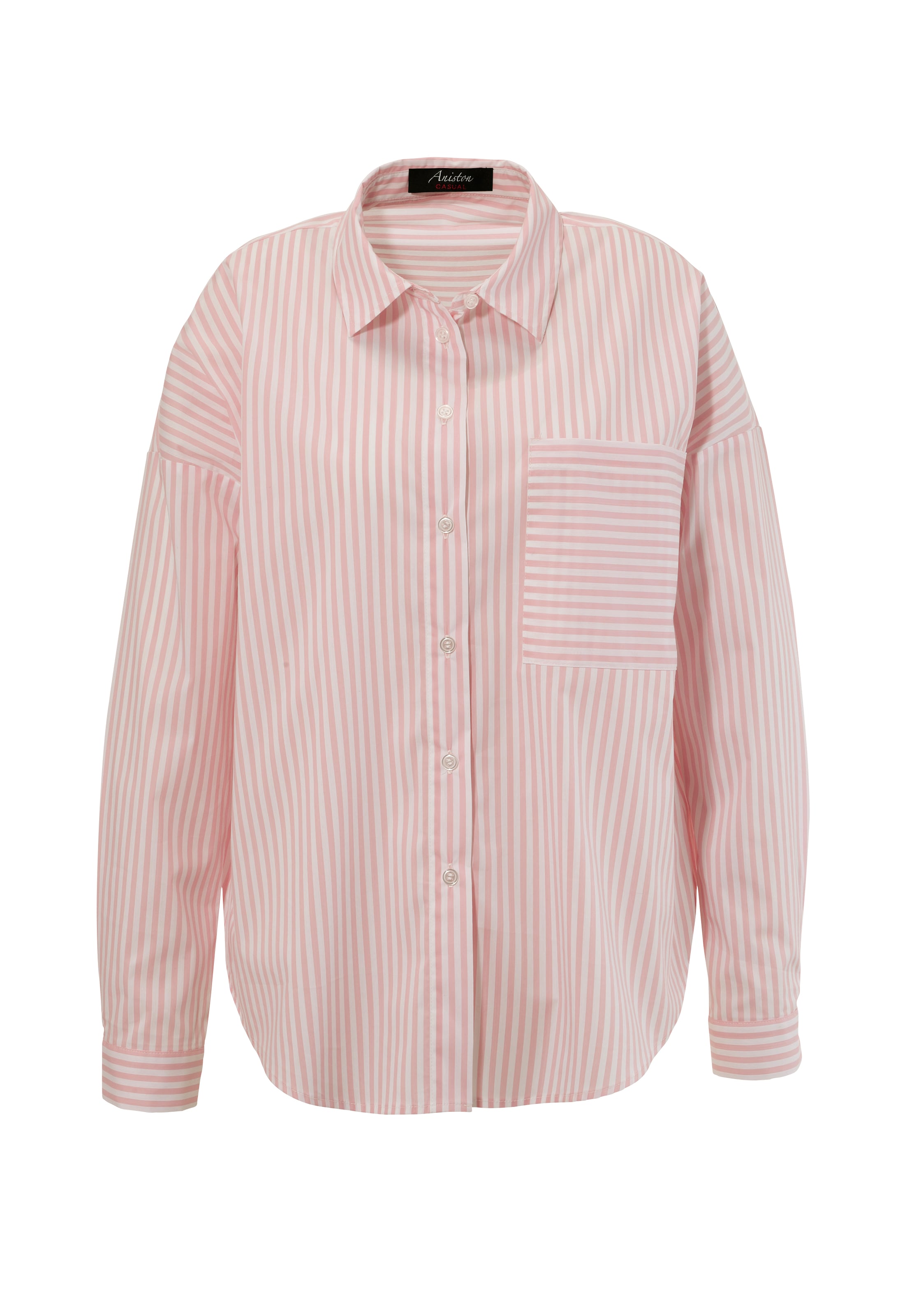 Aniston CASUAL Bluse in Pink: Vorderseite