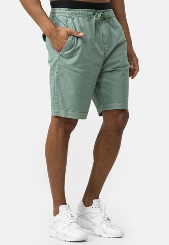 Regular Pantalon 'Kelowna' INDICODE JEANS en vert