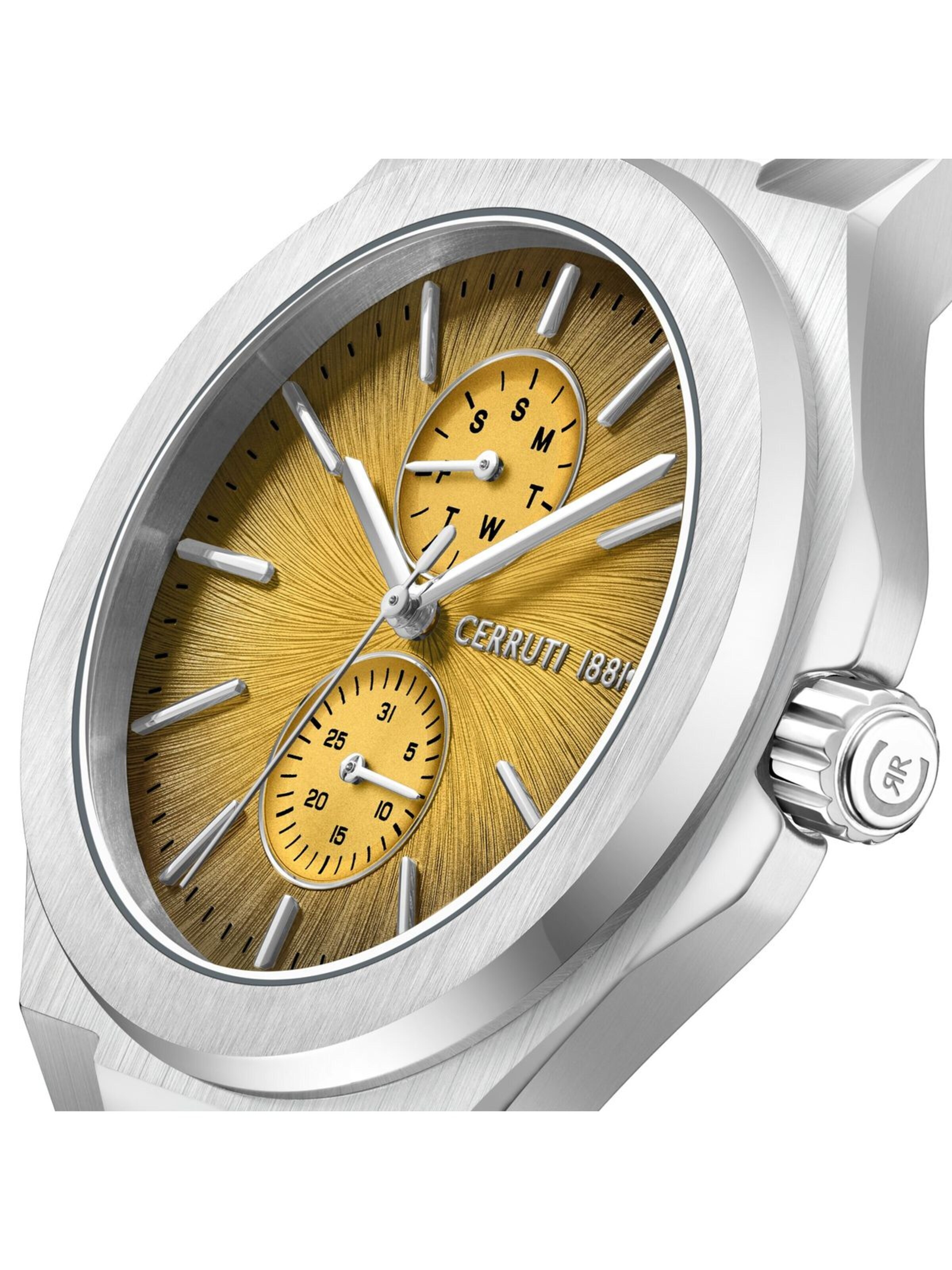 Montre à affichage analogique 'Lucardo' CERRUTI 1881 en orange