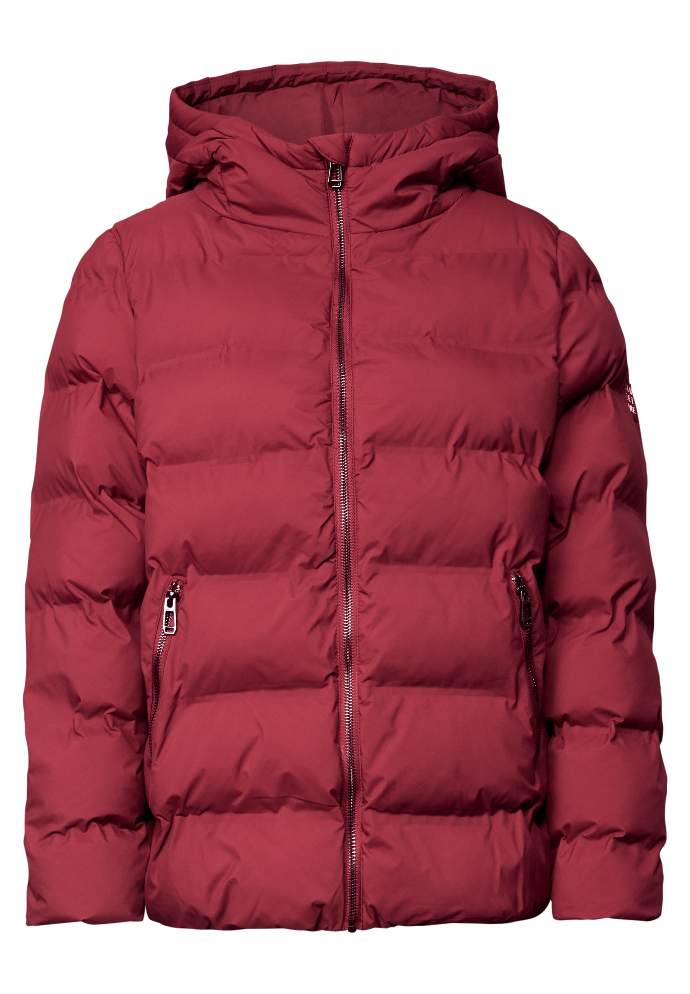 STREET ONE Winter Jacket in Red: front