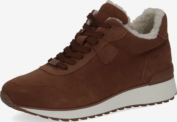 CAPRICE High-Top Sneakers in Brown: front