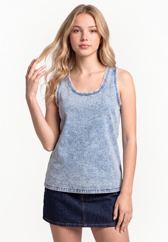 MYMO Top in Blauw: voorkant
