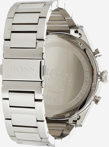 BOSS Black Analog Watch 'Pioneer' in Silver