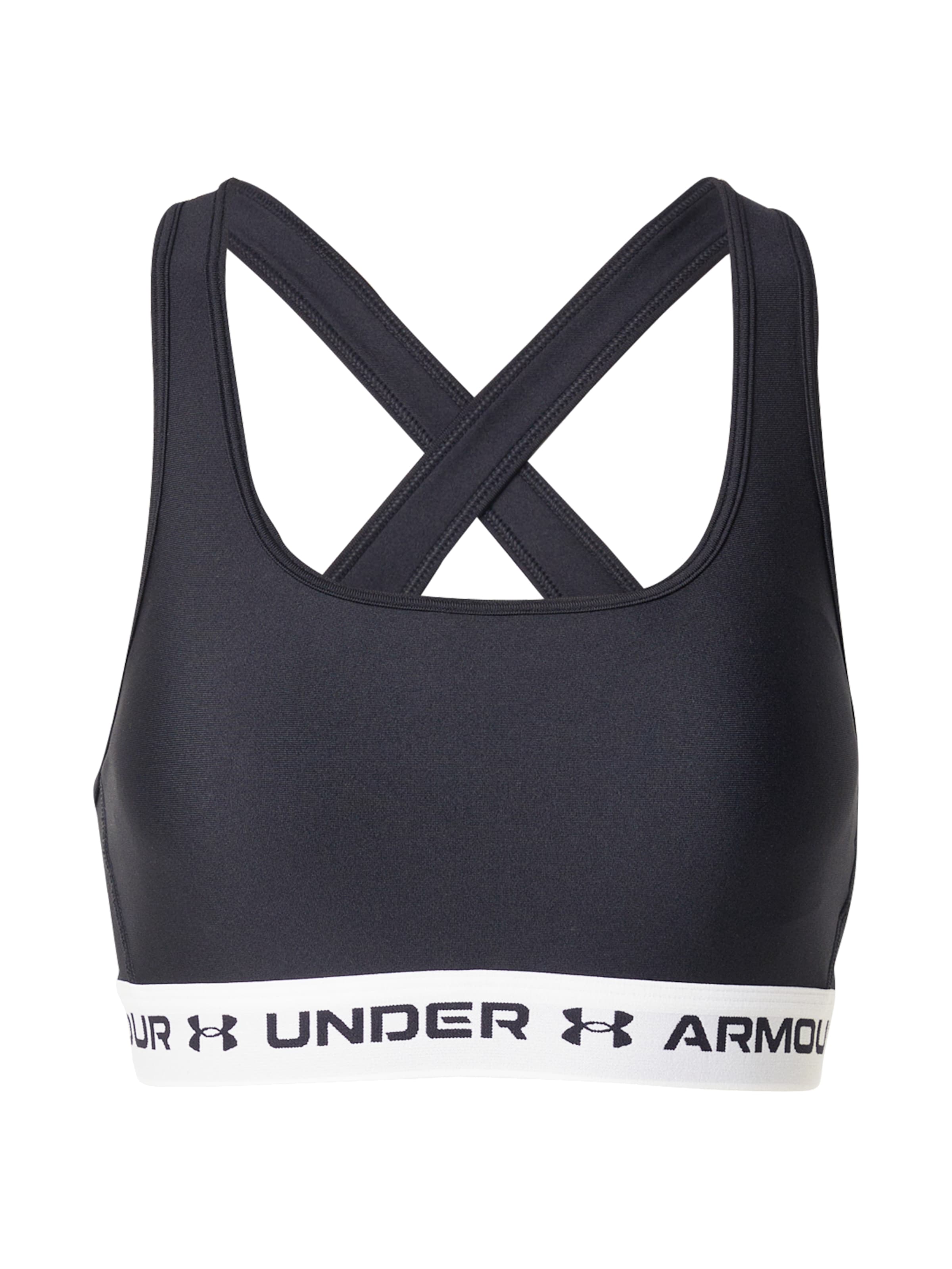 Bustier Soutien-gorge de sport UNDER ARMOUR en noir : devant