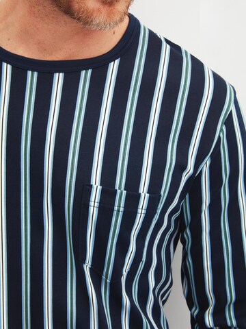 CALIDA Pyjama lang 'Relax Choice' in Blauw