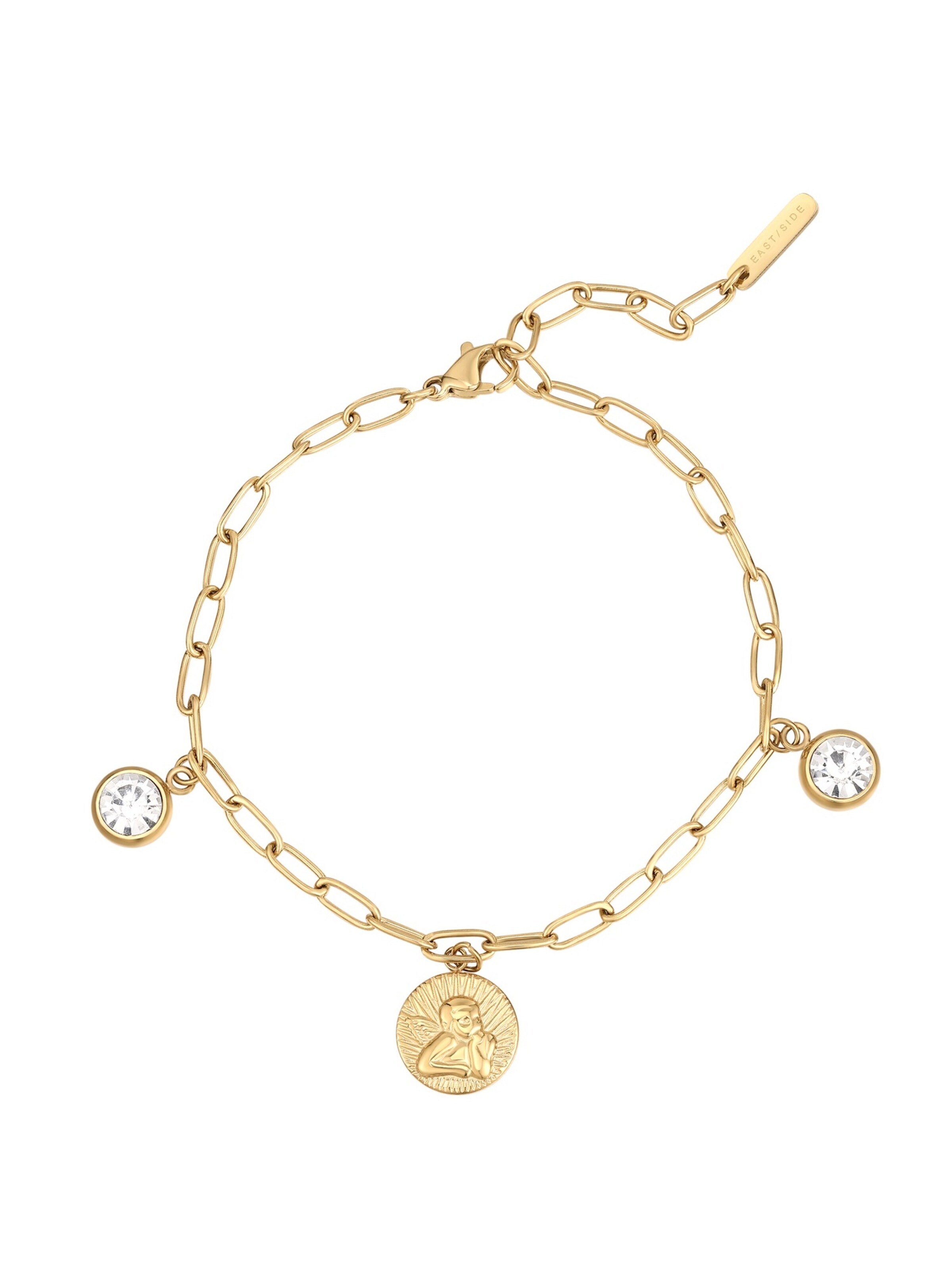Braccialetto Eastside di colore giallo oro, Visualizzazione prodotti