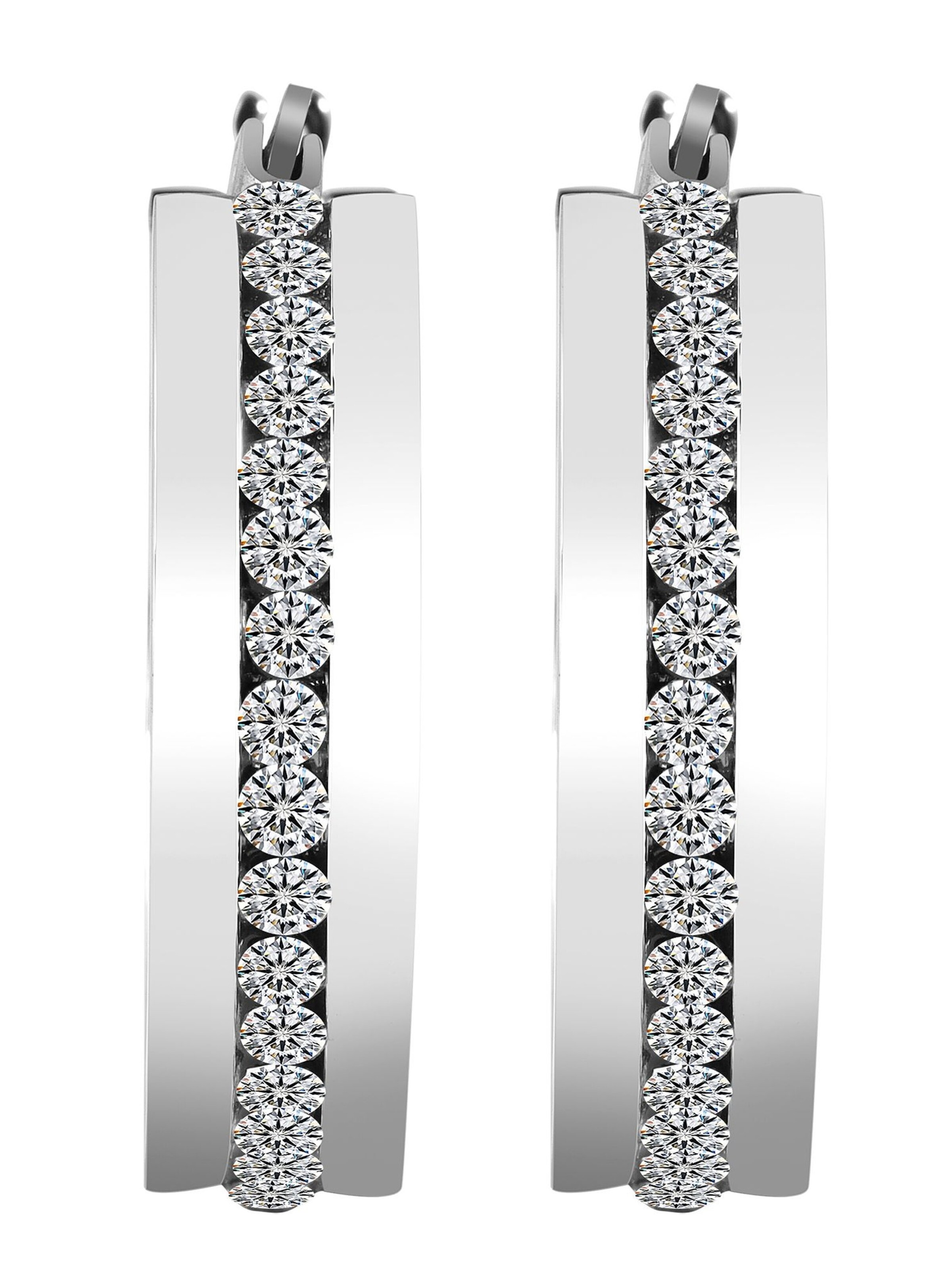 Akzent Earrings 'Abena, silberfarbig, langlebig' in Silver