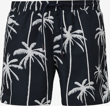 s.Oliver Board Shorts in Blue: front