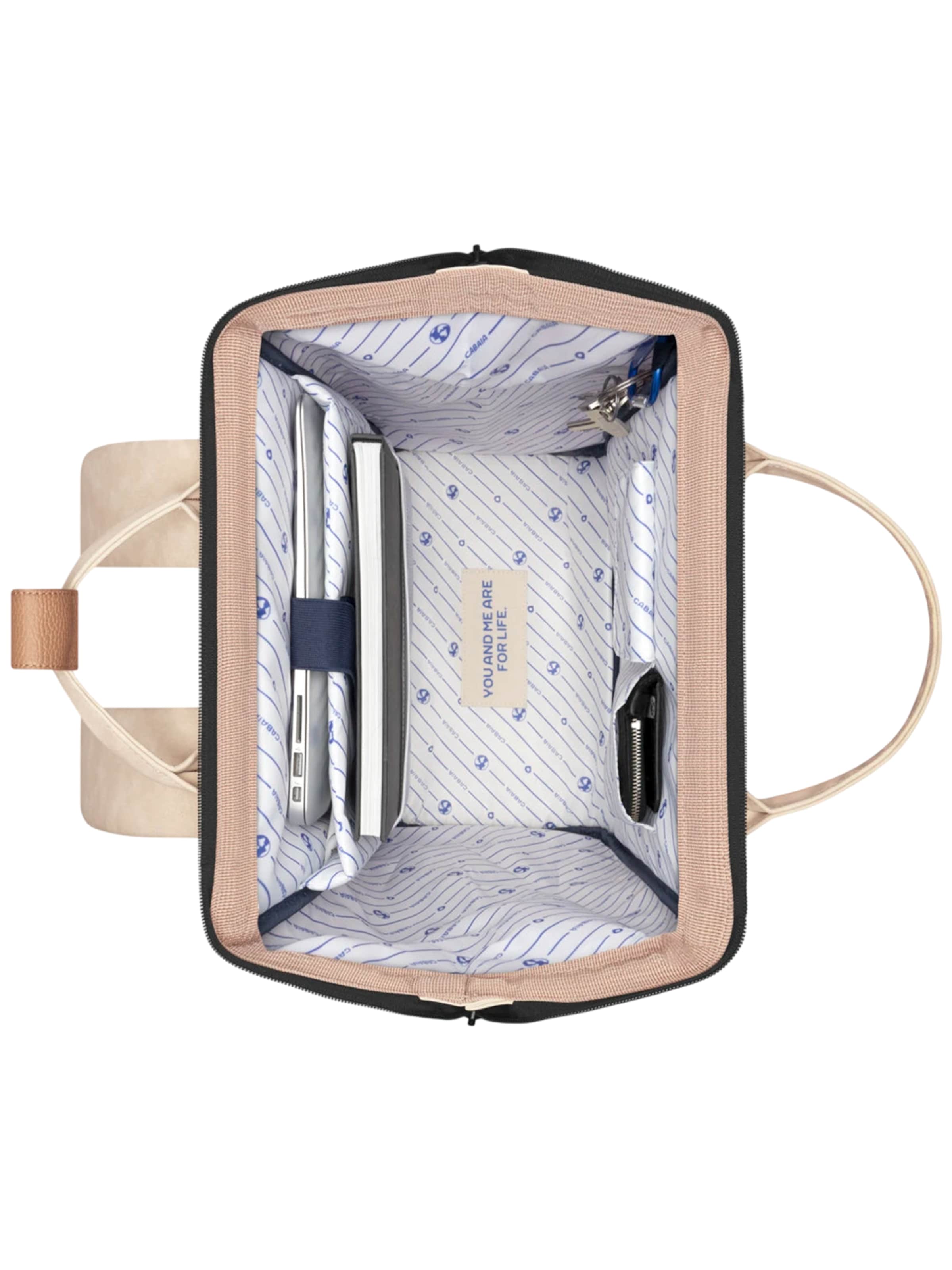 Cabaia Backpack 'Large Andenne' in Beige