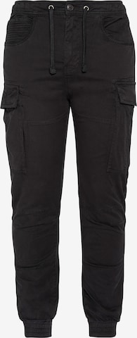 Schott NYC Cargo Pants in Black: front