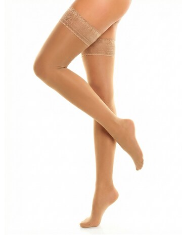 GLAMORY Hold-up stockings 'Vital 70 Halterlose Stützstrümpfe' in Beige: front