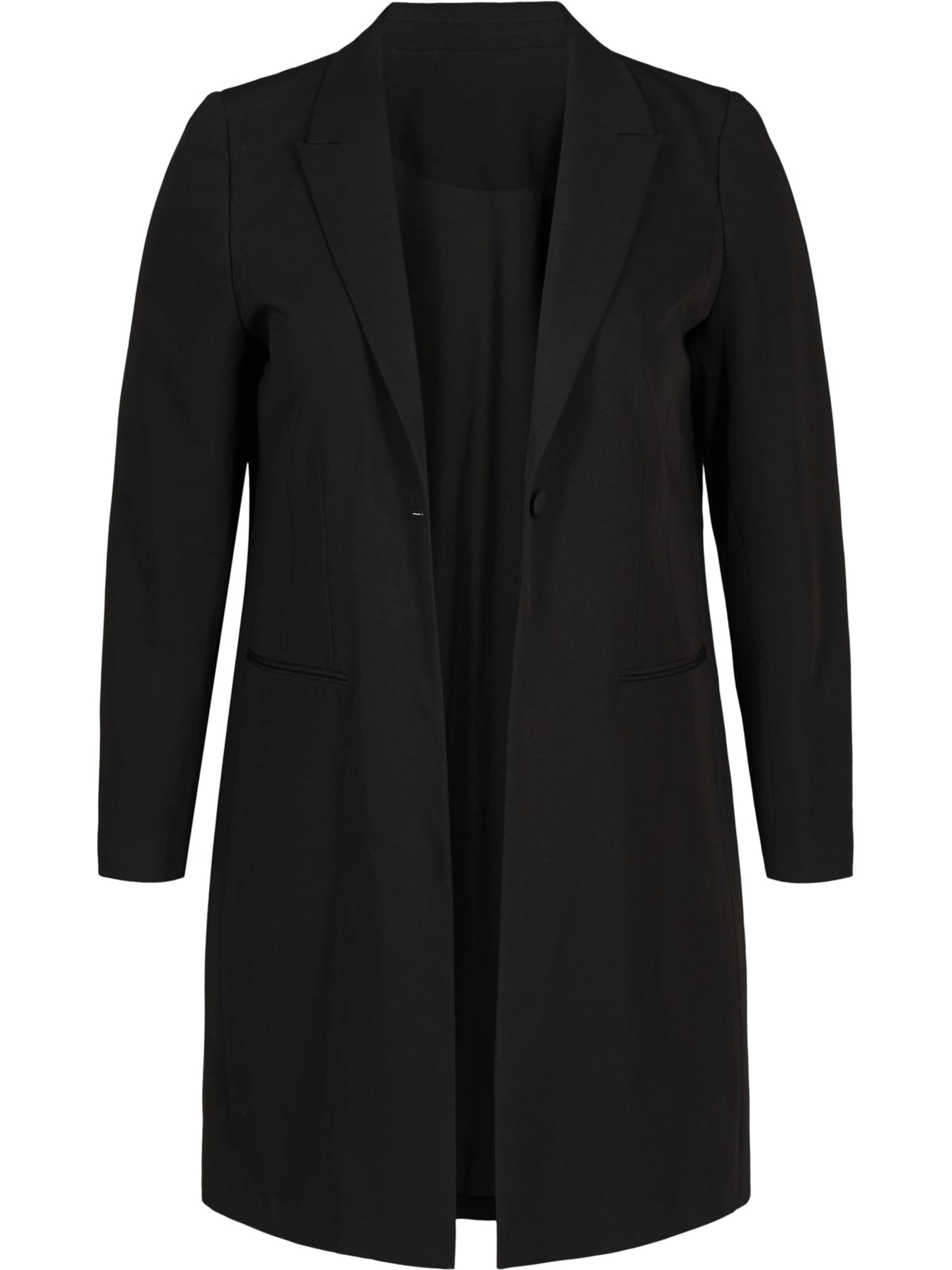 Zizzi Blazer in Black: front