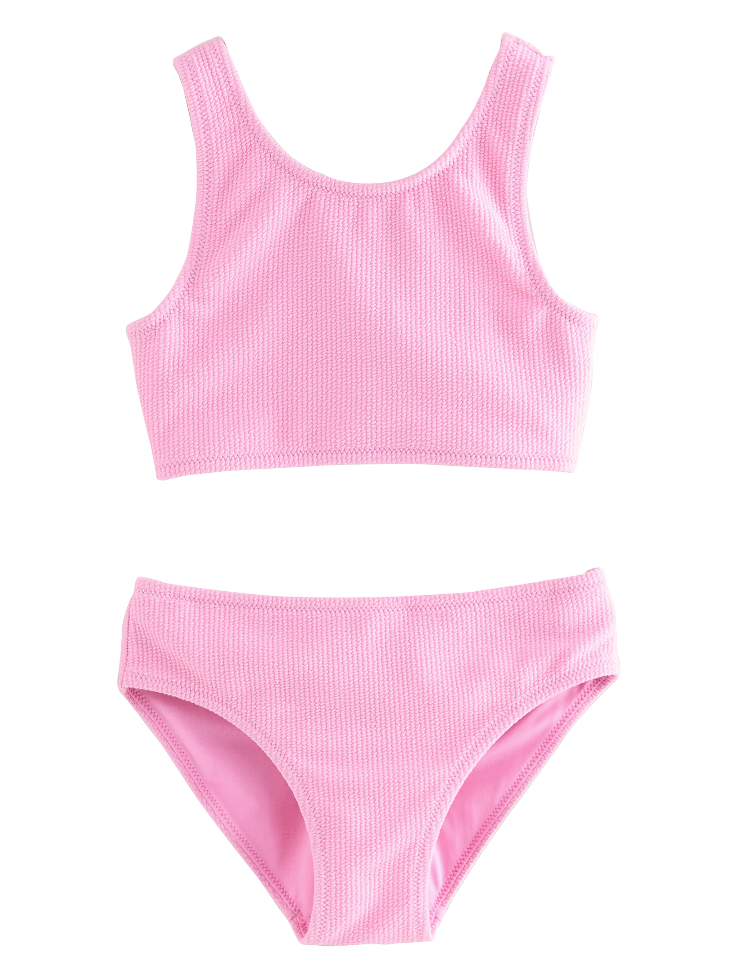 Next Bralette Bikini in Pink: front
