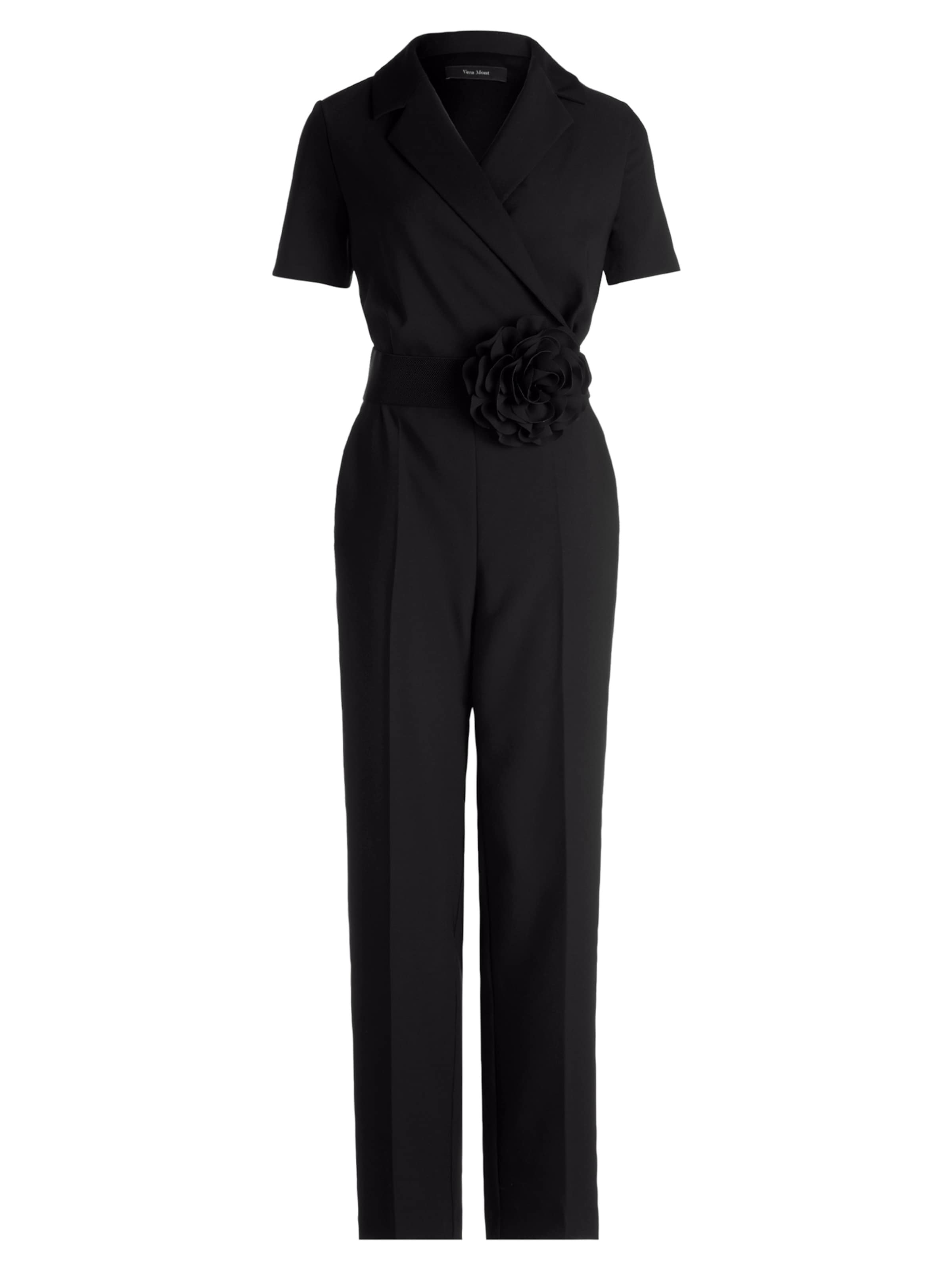 Vera Mont Jumpsuit in Zwart: voorkant