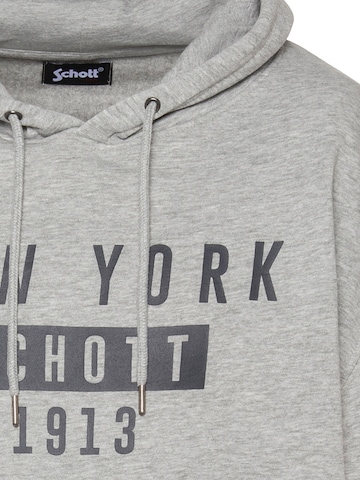 Schott NYC Sweatshirt‌‌‌‌‌‌‌‌‌ in Grau