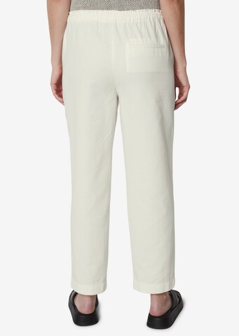Marc O'Polo Zwężany krój Spodnie w kolorze biały