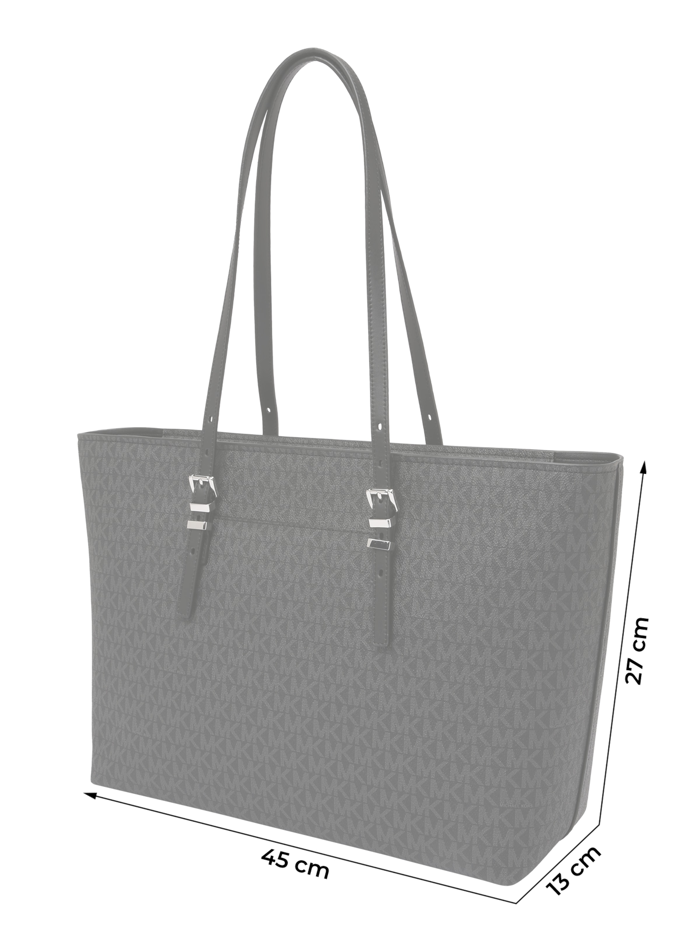 MICHAEL Michael Kors Nakupovalna torba | črna barva