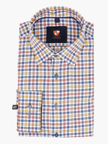 Suitable Slim fit Overhemd in Gemengde kleuren: voorkant