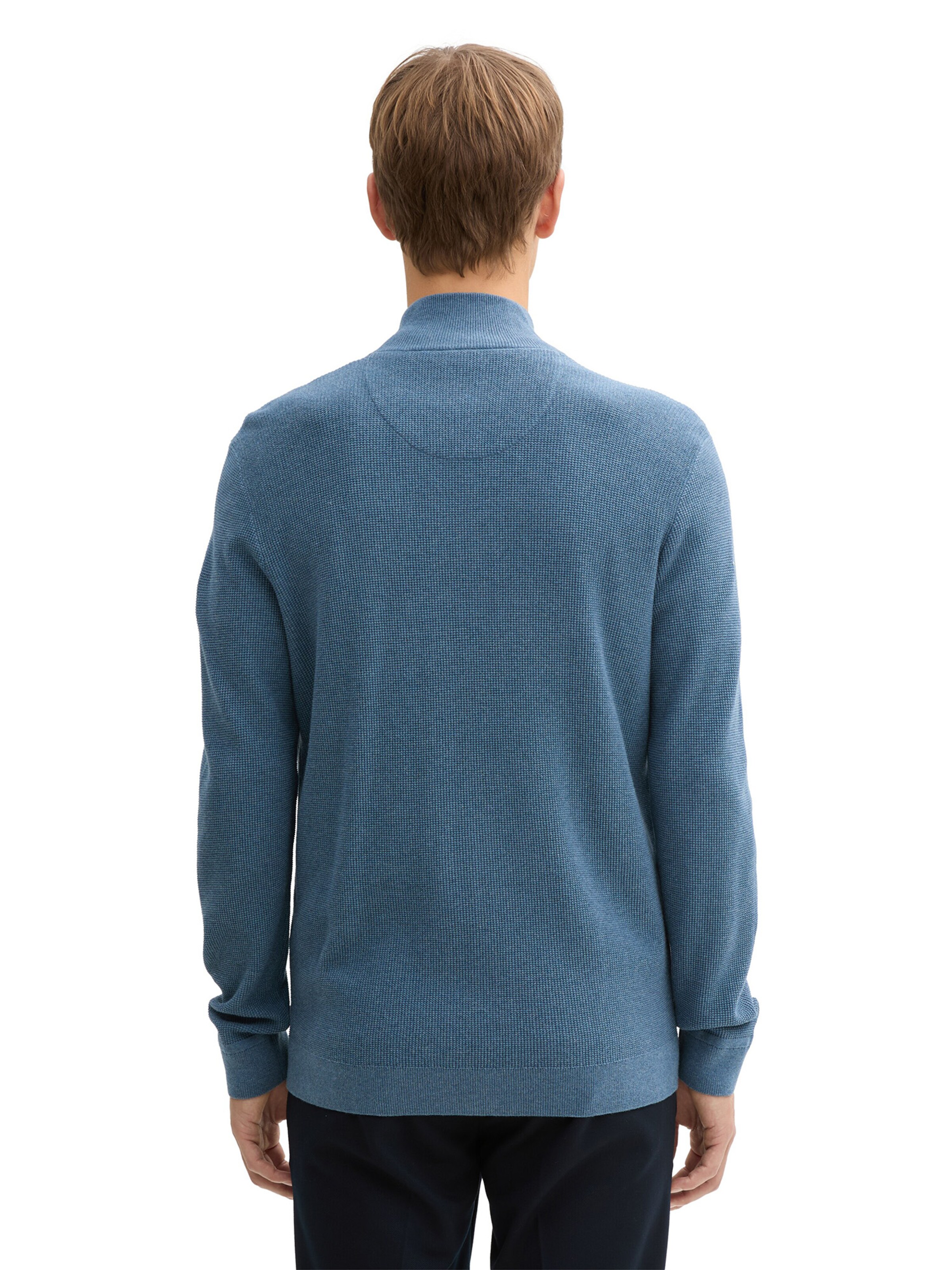 Vestes en maille TOM TAILOR en bleu