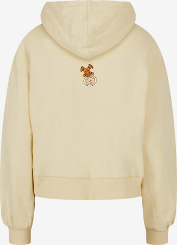 Merchcode Sweatshirt 'Peanuts - Charlie' in Yellow