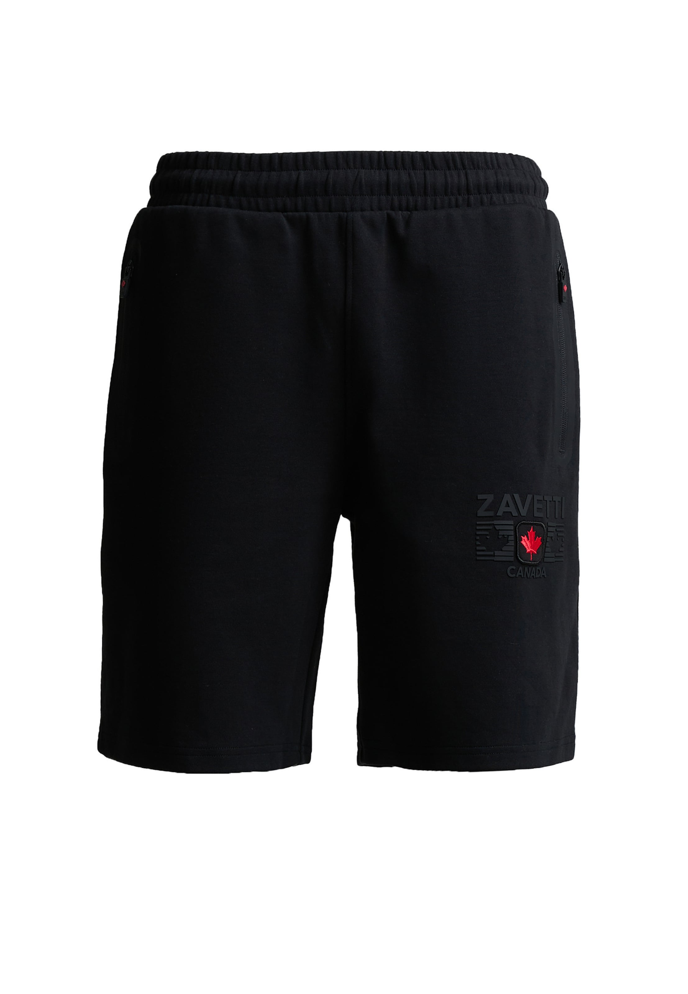 Pantalon 'Cirico' Zavetti Canada en noir : devant