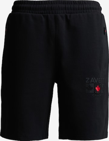 Pantalon 'Cirico' Zavetti Canada en noir : devant