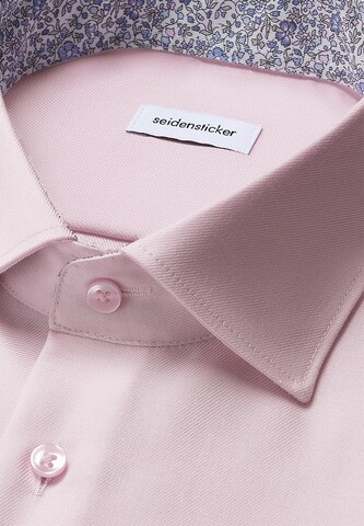 Coupe regular Chemise business SEIDENSTICKER en rose