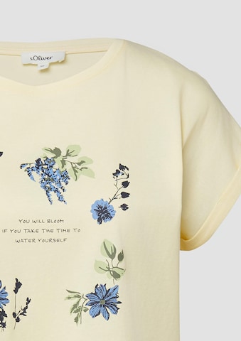 T-shirt s.Oliver en jaune