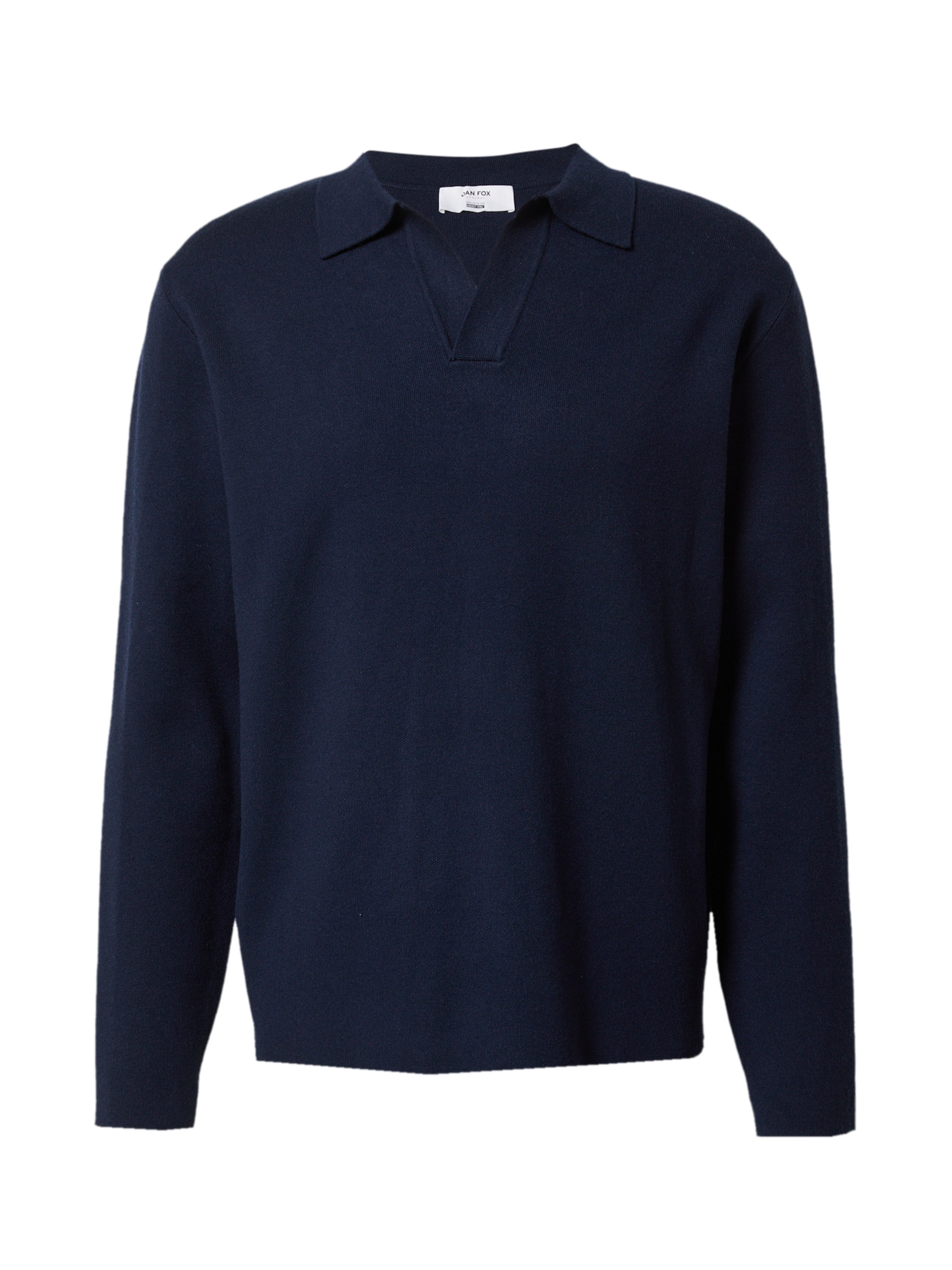 DAN FOX APPAREL Свитер 'Jaron' в Синий: спереди
