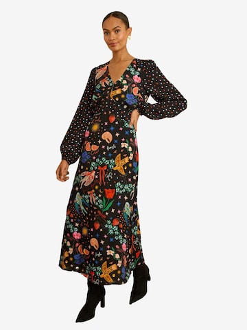 love & roses Obleka | črna barva: sprednja stran