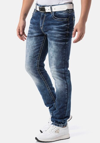 CIPO & BAXX Regular Jeans in Blau: Vorderseite