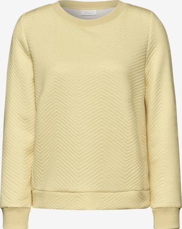 Street One Studio Sweatshirt in Yellow: front