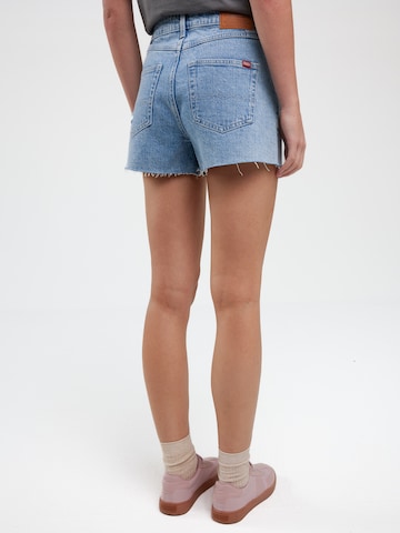 BIG STAR Regular Trousers 'Authentic Girl' in Blue