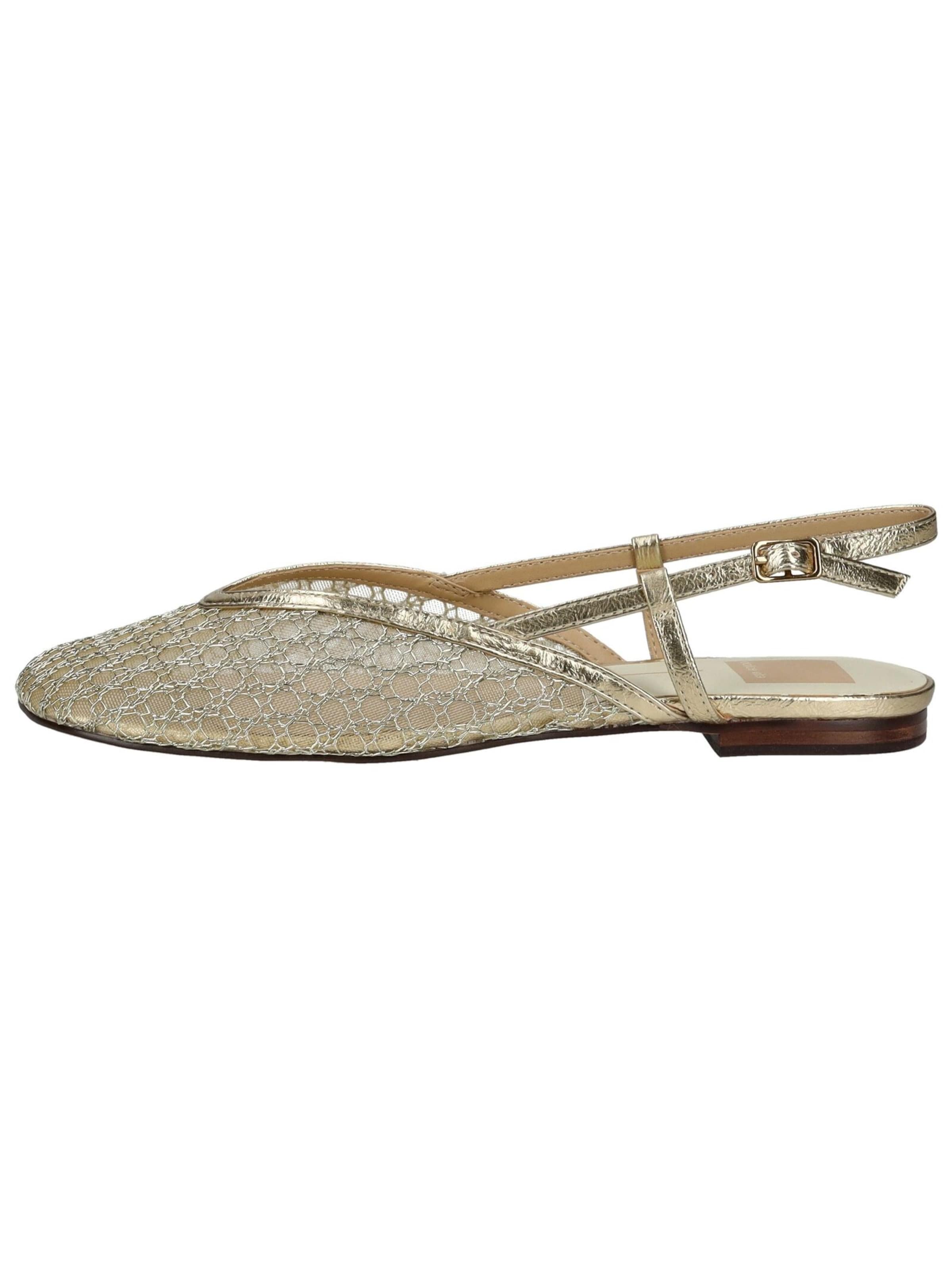 Ballerina con cinturino di Dolce Vita in oro