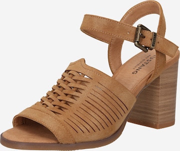 MUSTANG Sandal i brun: framsida