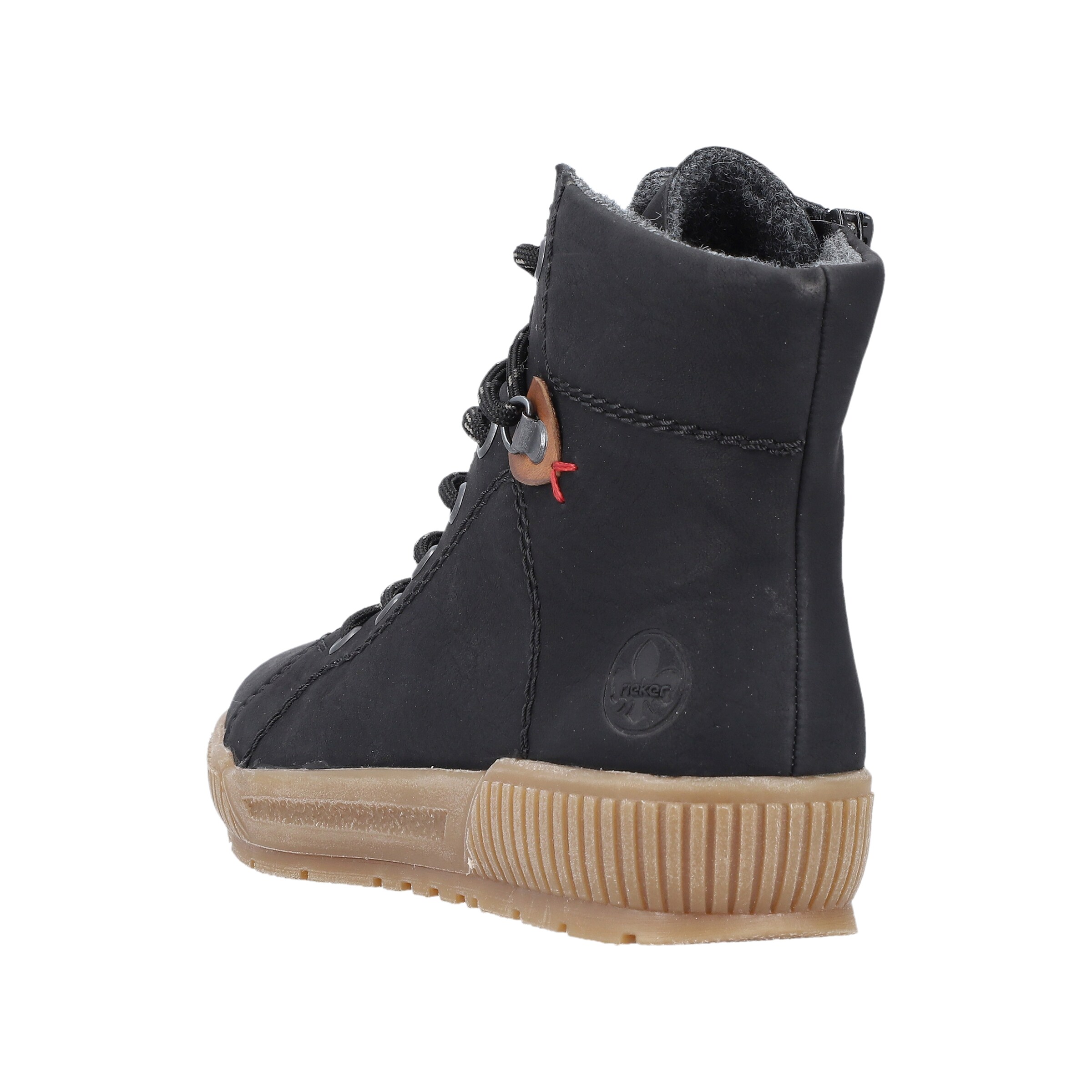 Rieker Schnürstiefelette in Schwarz