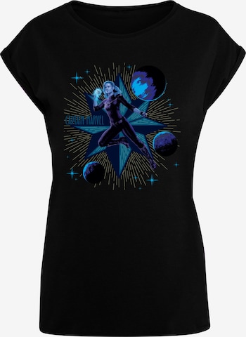 T-shirt 'The Marvels - Cpt Marvel Star' ABSOLUTE CULT en noir : devant