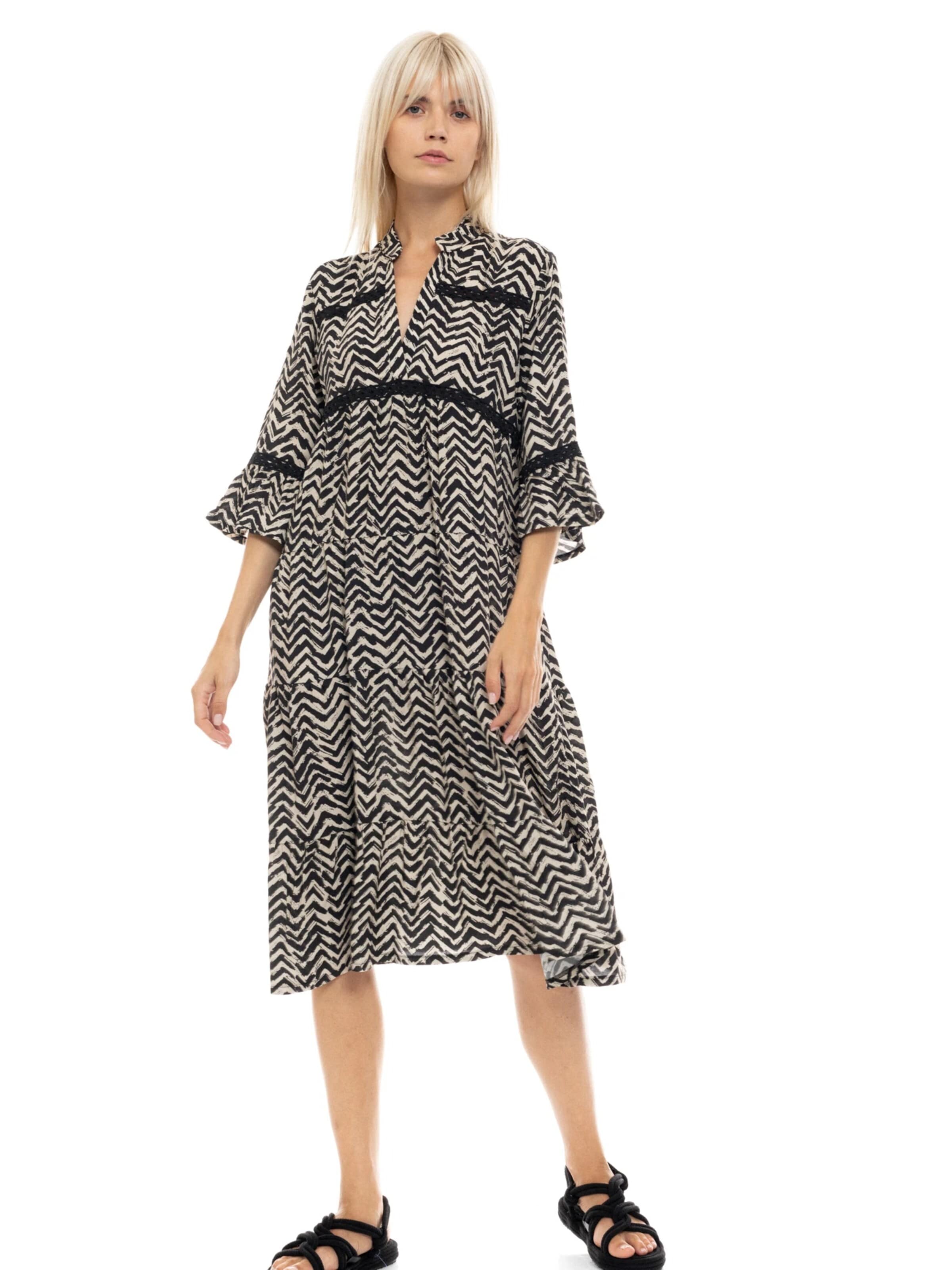 Robe 'BEACHWEAR LONG HAVANA' Pink Label en noir