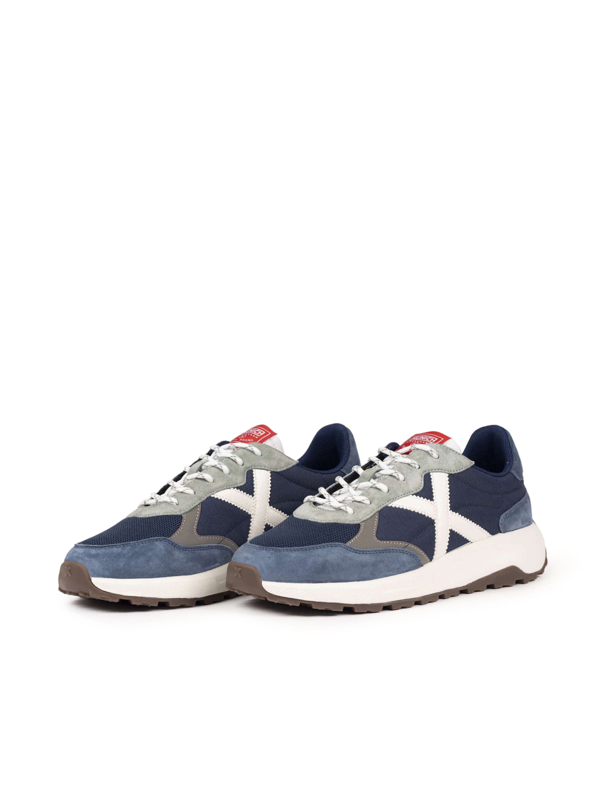 Baskets basses ' BABEL ' MUNICH en bleu