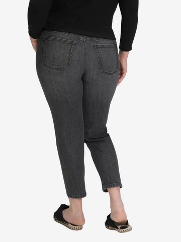 Ulla Popken Regular Jeans in Schwarz