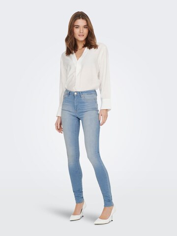 Skinny Jean 'FOREVER' ONLY en bleu