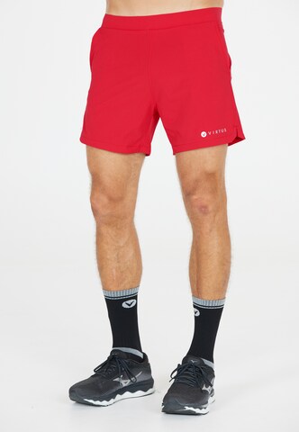 Virtus Regular Shorts 'Edwin' in Rot: Vorderseite