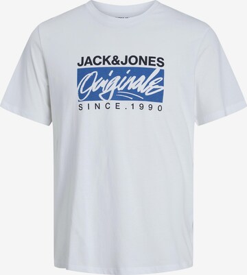 JACK & JONES Shirt 'Races' in Wit: voorkant